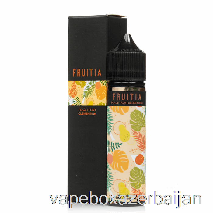 Vape Azerbaijan Peach Pear Clementine - Fruitia - 60mL 0mg